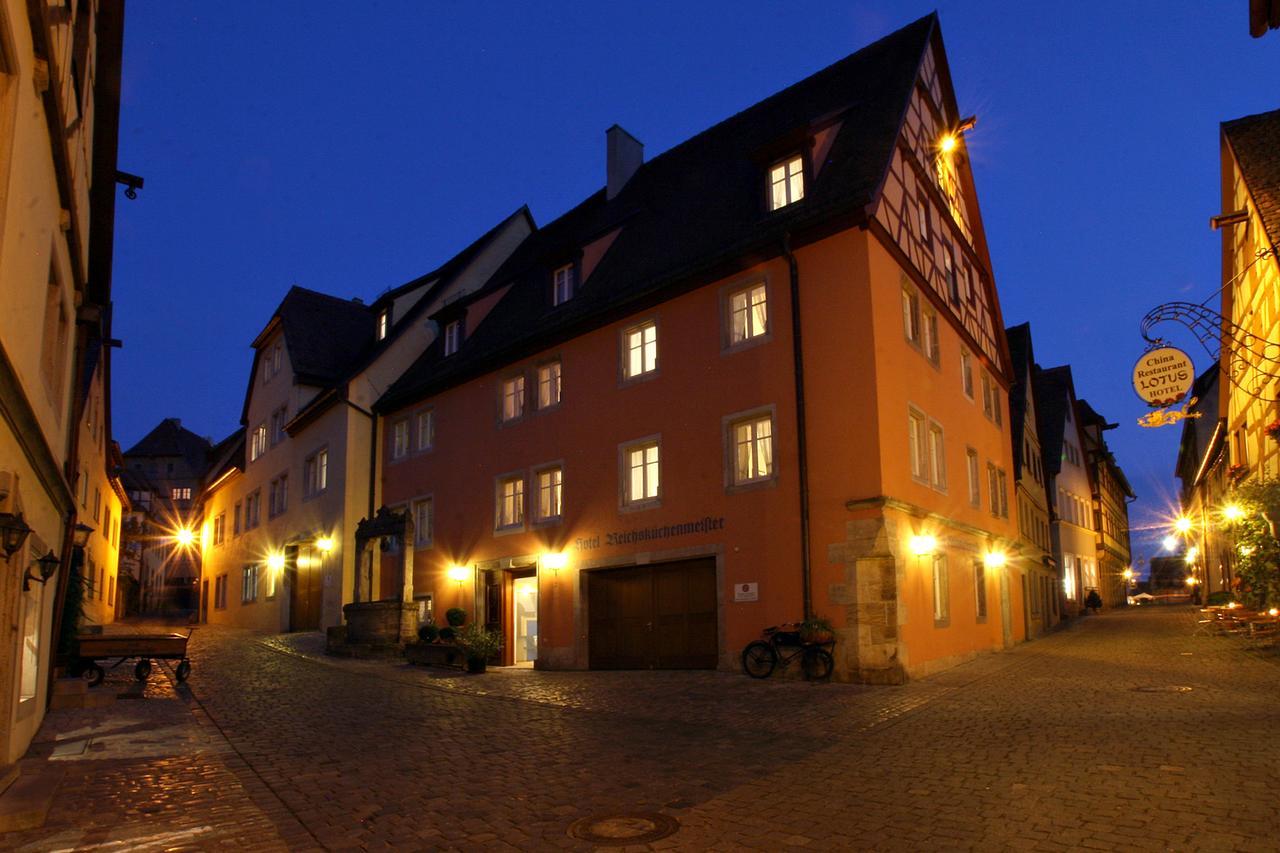 Hotel Reichs-Kuchenmeister Rothenburg ob der Tauber Exterior foto