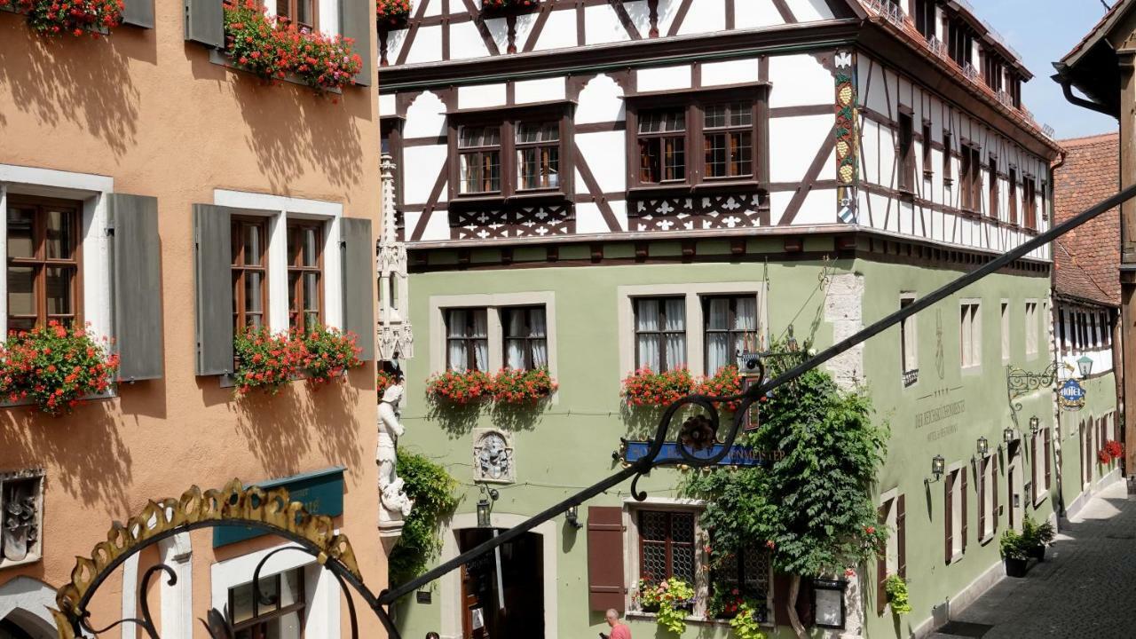 Hotel Reichs-Kuchenmeister Rothenburg ob der Tauber Exterior foto